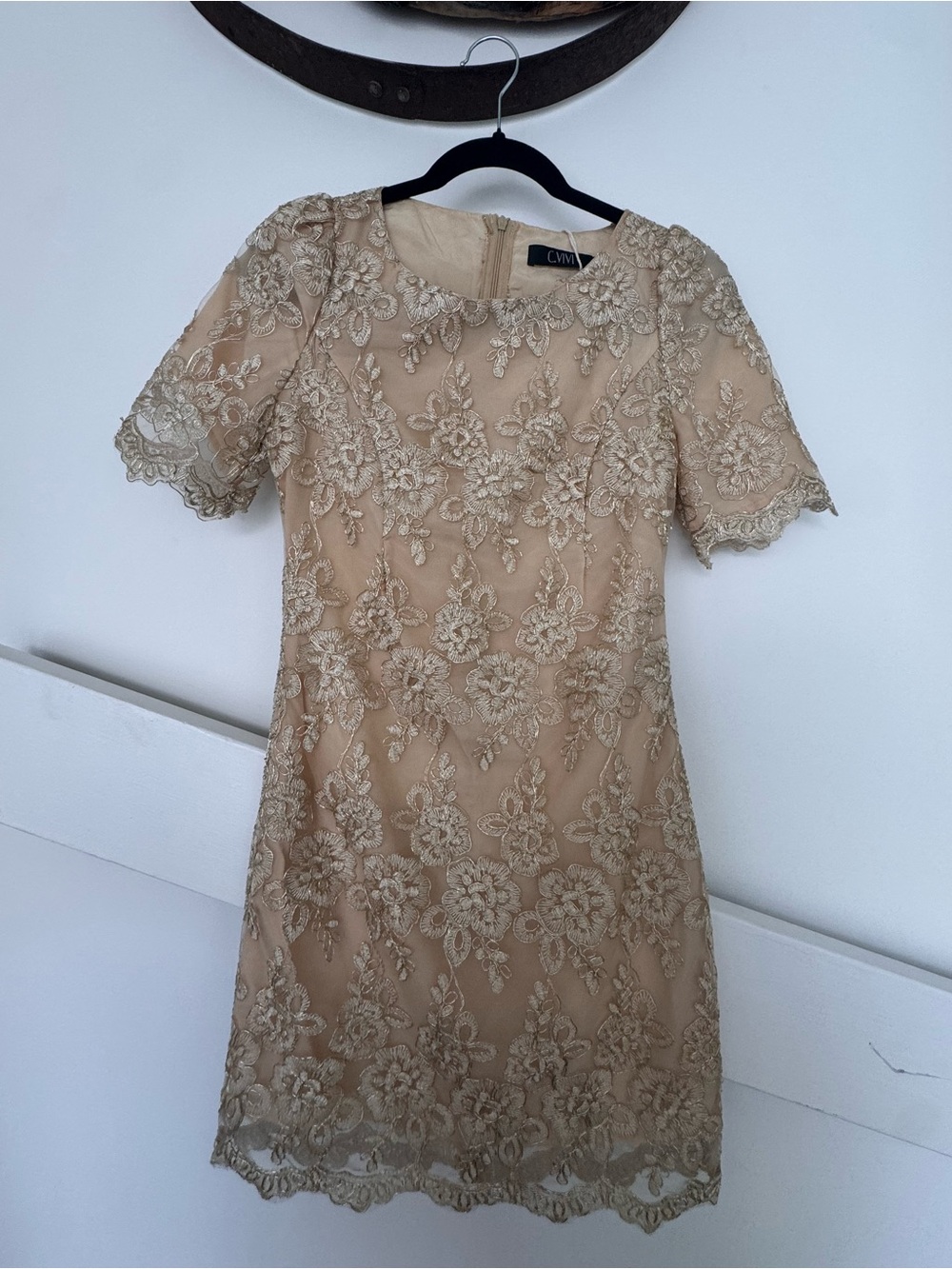 Vintage Lace Floral Dress